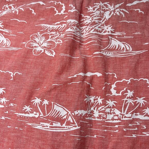 Gap Kids Sherbert Orange Linen Blend Button Up Large - Picture 6 of 9